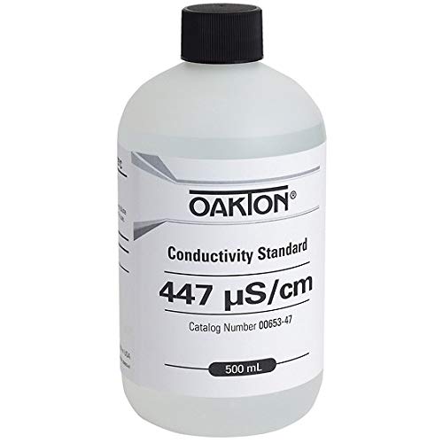 Oakton WD-00653-47 Conductivity Standard Calibration Solution, 447 microsecond, 1 Pint Bottle