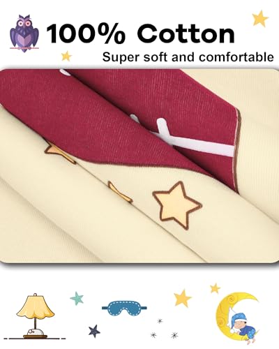 Image of DAUGHTER QUEEN Boys Pajamas 4 Pieces Long Set 100% Cotton Sleepwear Size 18 Months-12 Years