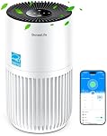 GoveeLife Mini Air Purifier for Bedroom, HEPA Smart Filter Air Purifier with App Alexa Control for Pet Hair, Odors, Pollen, Smoke, Portable Air Cleaner with 3 Speeds, 2 Modes, Timer, Aroma for Home