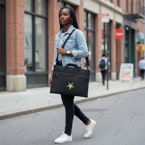 Bolsa Tote Negra Premium con Emblema Bordado miniatura 2