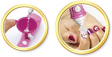 Clementoni - Crazy Chic - Superstar Nail Art, Kit with Varnishes for Girls 6+ years old, 15174
