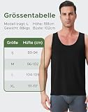 OEIOEI Podkoszulek męski, bambusowy, oddychający podkoszulek męski, Mositure-Wicking Tank Top, 3 sztuki w opakowaniu, 3 Czarny, S