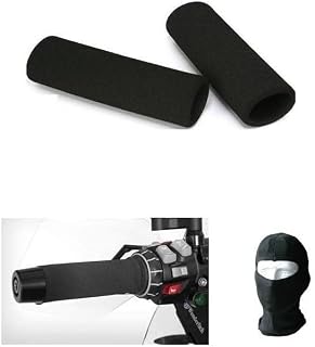 COMPATIBLE WITH MALAGUTI CIAK 150 MASTER 4T NEOPRENE HANDLEBAR ACCELERATOR GRIPS COVER FOAM SLEEVES FOR GRIPS EVEN HEATED NON-SLIP UNIVERSAL 12X4.2CM