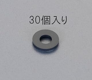 エスコ(ESCO) 8x3x1.5mm/M3 ゴム平パッキン(30枚) EA949SW-3