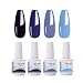Arte Clavo 15ml Varnish Soak Off UV Led Nail Gel Polish Nail Art Salon Set 04 of 4 Colors