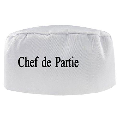 MFAZ Morefaz Ltd Chef Chapeau Blanc Cuisine Cuisinier Hôtel Restaurant Les Travaillent Chapeaux Professionnel Comfortable pour Unisex Head Chef,Chefs (Chef de Partie, S/M)