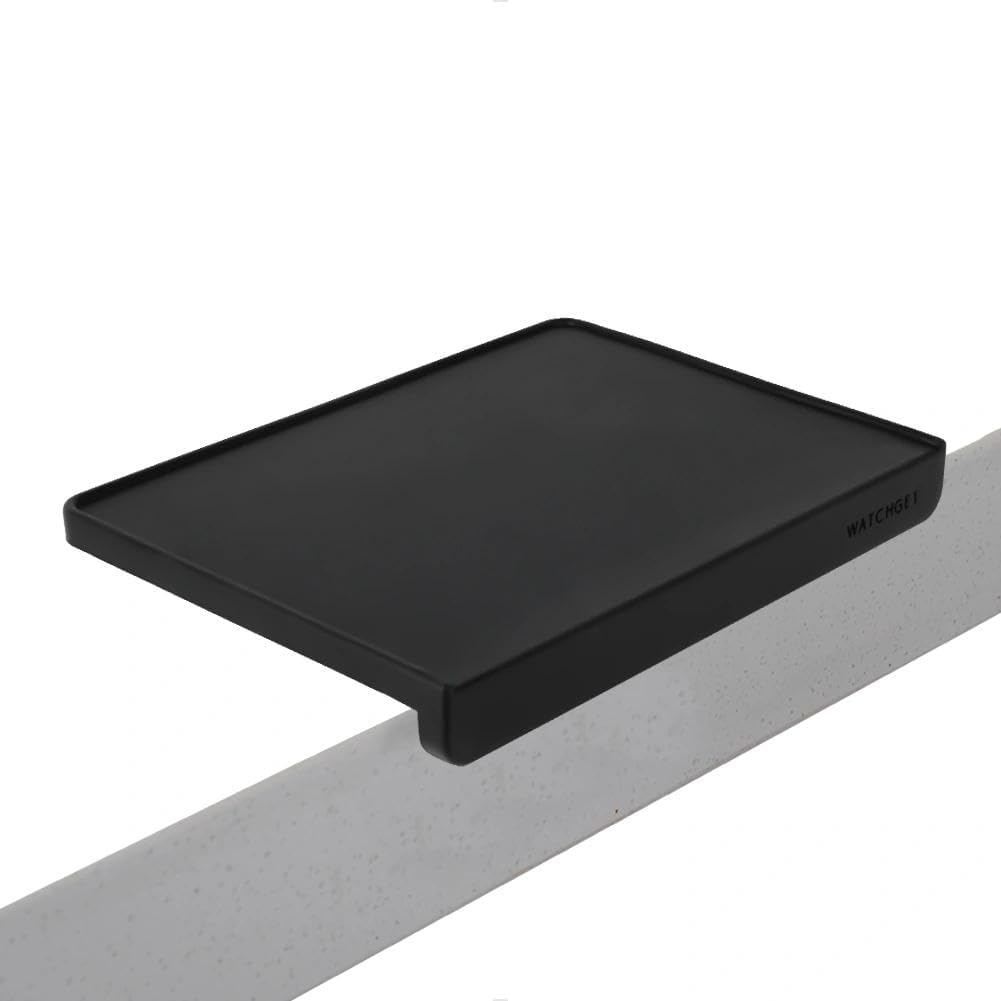 watchget Espresso Tamping Mat,Silicone Portafilter Pad with Short Edge