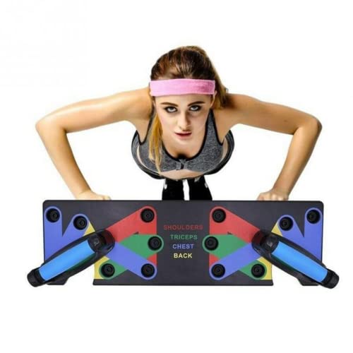 Prancha P/Flexão 9-1 Multifuncional Braço Bíceps Malhação