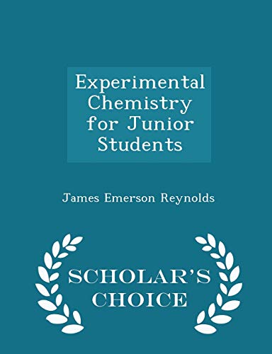 Experimental Chemistry for Junior Students - Sc... 1296103994 Book Cover