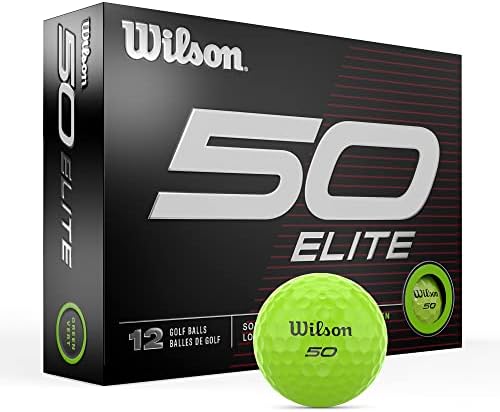 Wilson Fifty Elite Golf Balls - 12 Pack, Green