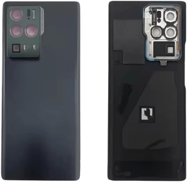 YOOOKOOO Compatible Rear Back Cover for ZTE Axon 30 Ultra 5G – Battery Door Housing Replacement Part (White no Lens)