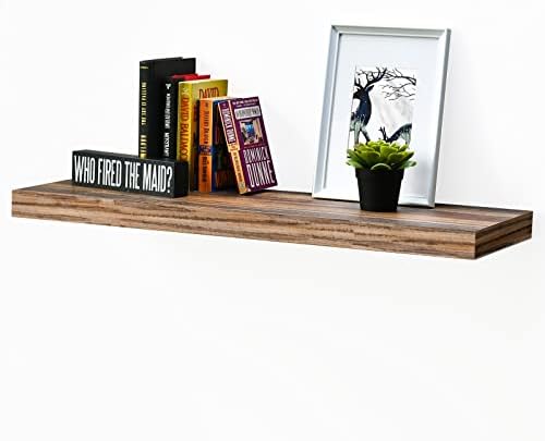WELLAND12" Deep Wall Shelves, Floating Wall Shelf Large Floating Shelves, 35.43" L x 11.81" D x 2" T, Deeper Than Others, Retro