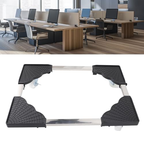 Soporte para PC con ruedas giratorias - Carrito móvil para torre CPU para uso en casa y oficina miniatura 3