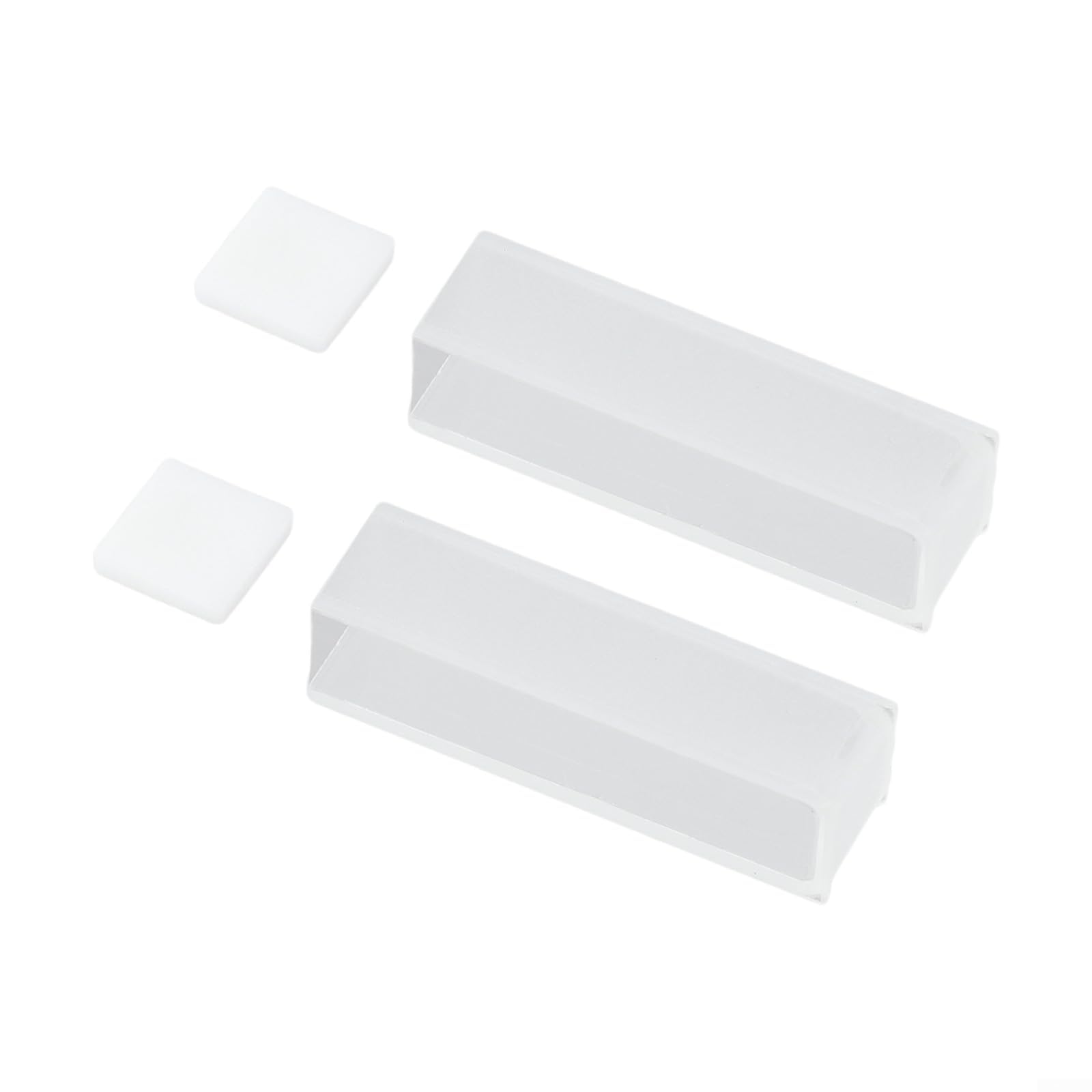 Espectrofotómetro de cuarzo, 2 piezas de 10 mm cristal cuarzo for espectrofotómetro 751722, soluciones neutras, resistentes al calor