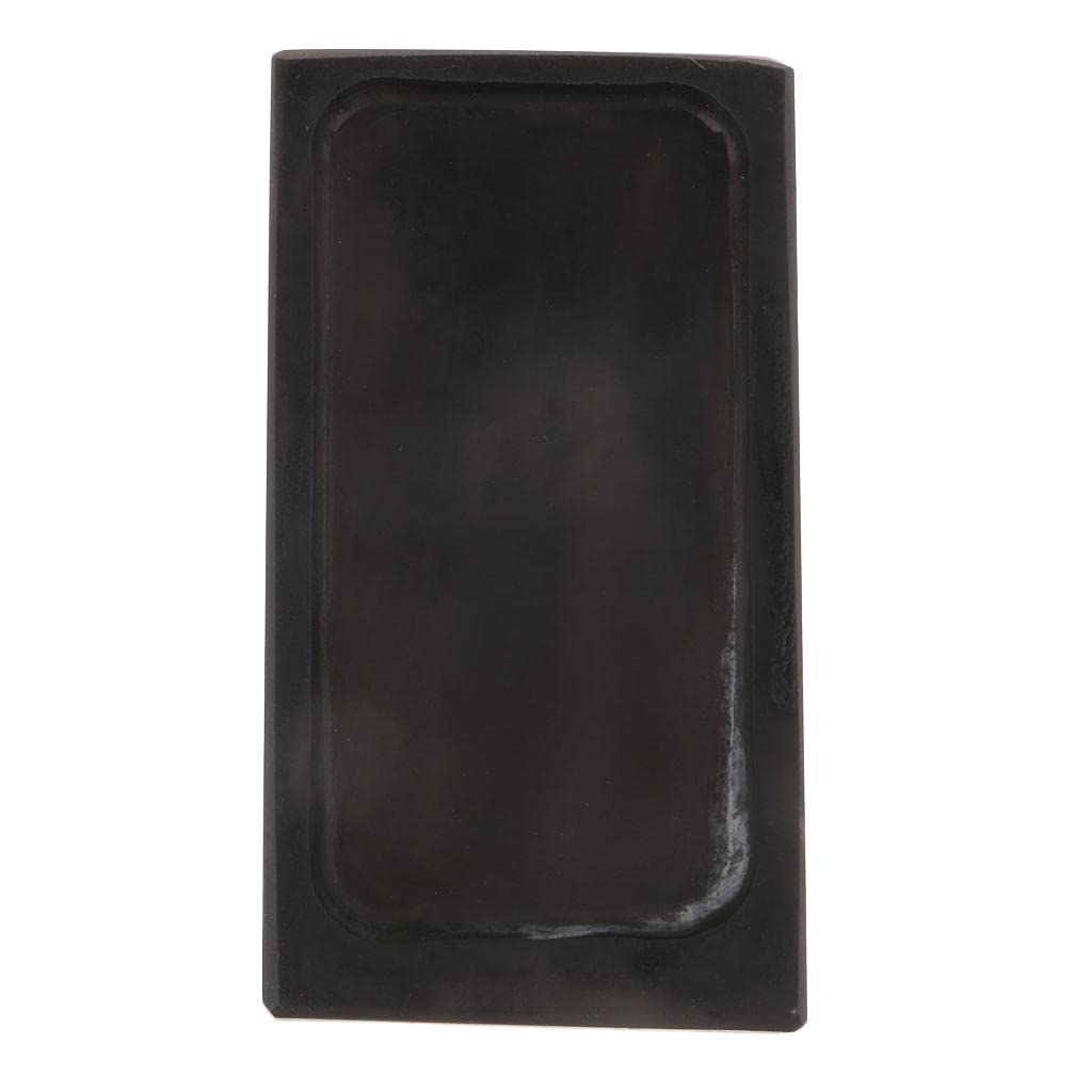 Rectangle Chinese Calligraphy Natural Stone Inkstone Ink Stone-image-37