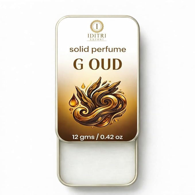 Image of IDITRI EXPORT Solid Perfume |zarra&G oud Alcohol Free Wax Perfume Balm, Long Lasting | Pocket Tin 12g, Pack Of 2| Non Greasy Smooth Glide, Travel Friendly Men And Women