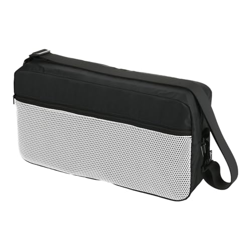 Bolsa para pala de pickleball de gran capacidad en nailon y malla de 42 cm con correa ajustable