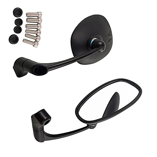 Espejos retrovisores de moto universales de 8mm y 10mm compatibles con Yamaha