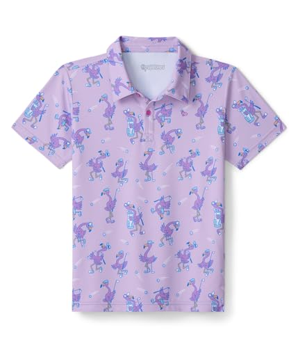 Tipsy Elves Kids and Toddlers Golf Shirts - Athletic Comfort Fit with Quick Dry Material