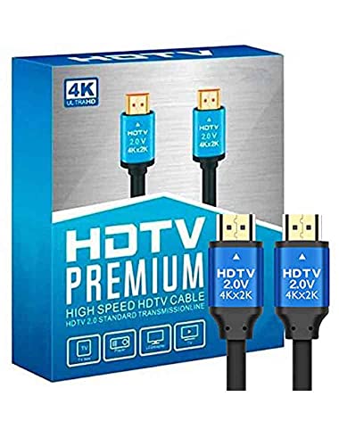 Image of MICROWARE 4K Uhd Hdmi Cable High Speed 18Gbps Hdmi 2.0 Cord Supports 4K@60Hz Uhd|2160P|1080P|Ethernet|3D|Audio Return (Arc) Compatible For Tv|Laptop|Pc|Monitor And Projector (4K, 15M)