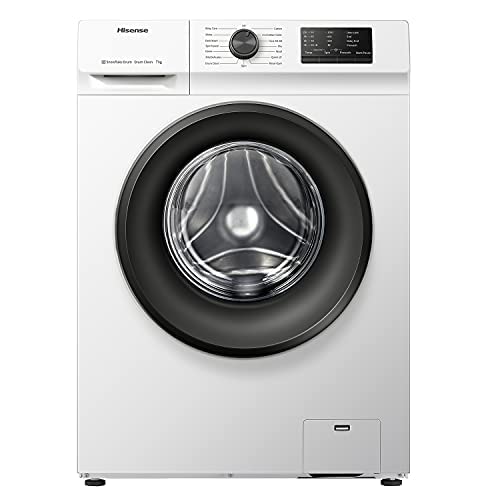 Hisense WFVC7012E - Lavadora de carga frontal (7 kg, 1200 rpm...