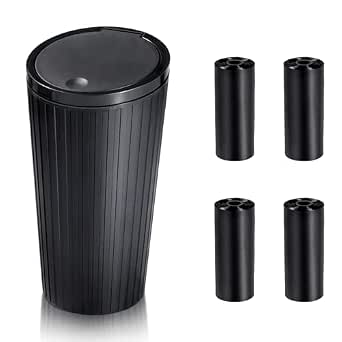 QOEOTUY Cubo de Basura para Coche con Tapa