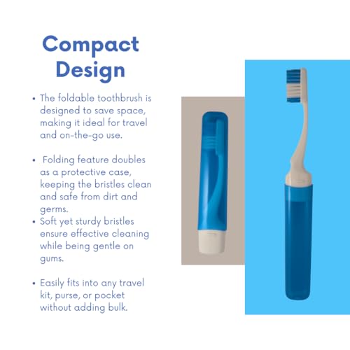 Image of FLYGINE Smile On - Complete Dental Travel Kit - Includes Travel Toothbrush, Toothpaste, Floss, Interdental Picks & Mints - TSA-Approved Oral Care Kit in a Durable, Reusable Case with Zipper Closure