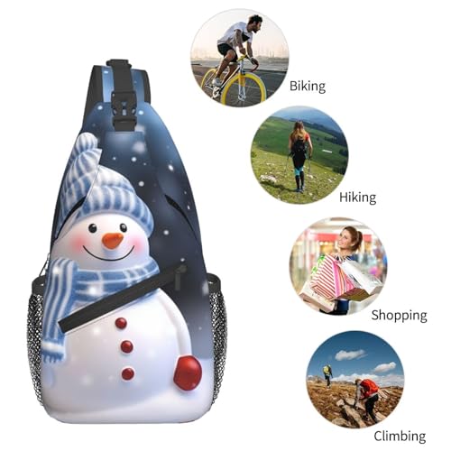 Bolso Bandolera Cruzada Deportiva Unisex Negro miniatura 6