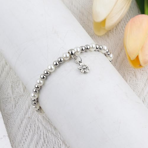 Image of Flower Girl Gift, Flower Girl Proposal Bracelet, My Flower Girl Cute Bracelet Flower Girl Bridesmaid Wedding Gifts