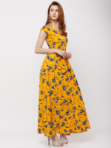 Image of Tokyo Talkies Women's Short Sleeves V-Neck Printed Dresses | Stylish Dresses | Casual Dresses