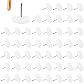 JYNXOR 100 Pares Clavos de Almohadilla de Mueble