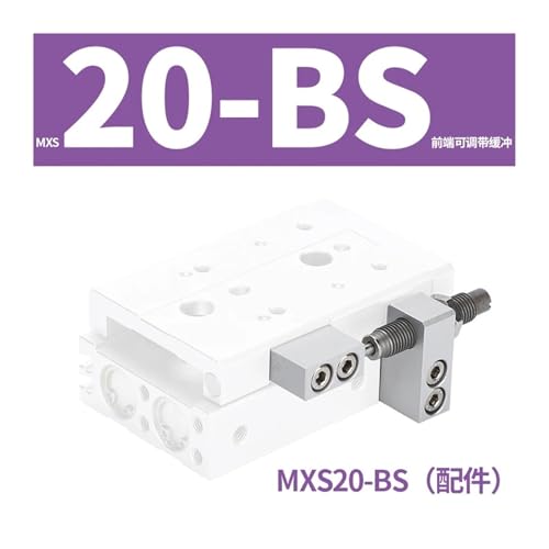 Evite holguras con el cilindro neumático de doble efecto MXS20 3