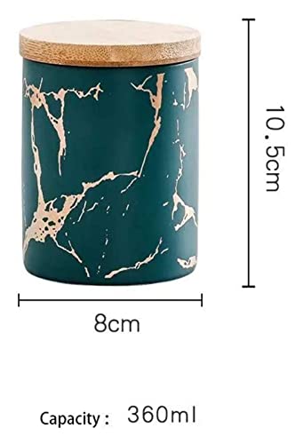 Té tarro de almacenamiento Jarras de almacenamiento latas de recipiente Conjunto de 2 frascos de almacenamiento de… - Imagen 3