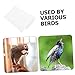 BESPORTBLE 100pcs Bird Cage Liners Disposable Absorbent Pads for Parrots Birds Soft Durable Odorless Easy to Keep Birdcage Clean and Healthy