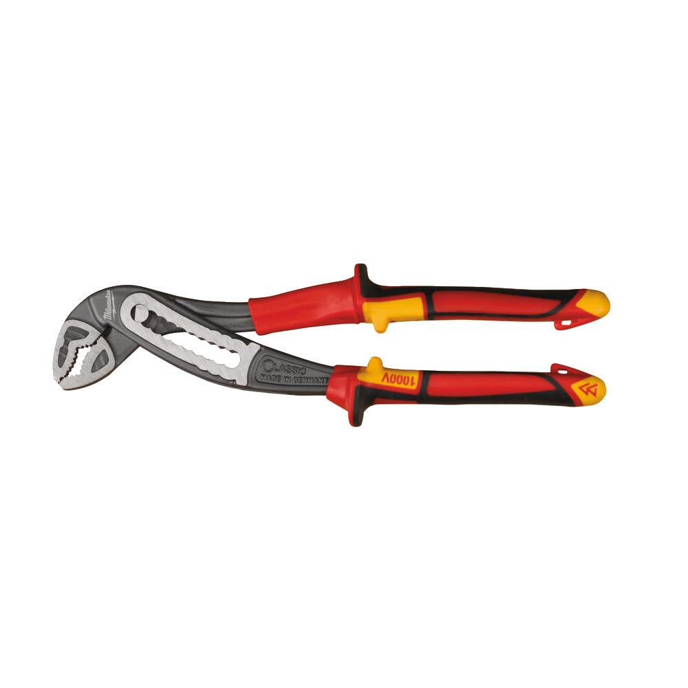 Milwaukee 4932464574 Vde Water Pump Plier 240Mm Plumbing Clamp Wrench Grips 4058546225193