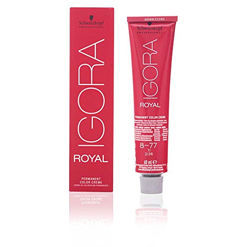 Foto von Schwarzkopf IGORA Royal Premium-Haarfarbe 8-77 hellblond kupfer extra, 1er Pack (1 x 60 g)