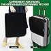 IHEALTHCOMFORT ( 16x13.7 inches Wedge Seat Cushion for Car and Truck,Portable Memory Foam Seat Cushion for Tailbone Stress Back Pain Relief