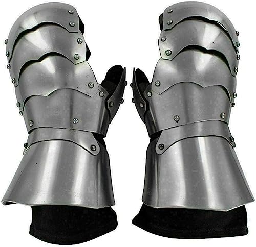 Gants d'armure médiévale en acier pour revivre l'épopée des chevaliers et vikings en GN
