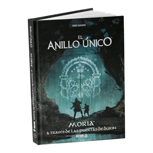 Devir - El Anillo Único 2ed, Moria a Través de las Puertas de Durin, Juego de Rol, Manual de Rol, Juego de Rol del Señor de los Anillos con Amigos y Entretenido, a Partir de 12 años (AU2MORIASP)