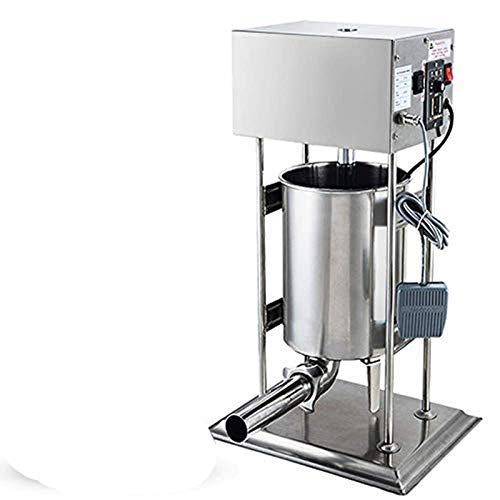 BAOSHISHAN 10L Elektrischer Wurstfüller Kommerzielle Wurstfüllmaschine Wurstfüller Edelstahl-Wursthersteller Maschine…