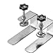 Bothyi 2Pcs Drawer Front Installation Clamps, Installation Fixing Clips Alignment Professional Woodworking Tool Cabinet Hardware Jig