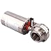 DERNORD 2 Inch Tri Clamp Sanitary Butterfly Valve, Pneumatic Actuator Valve SS304 with Single Acting