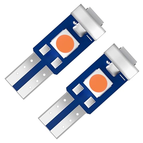 Bombilla LED T5 74 super violeta para tablero de auto miniatura 3