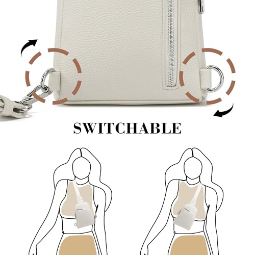 Image of INICAT Small Travel Purse,Anti Theft Crossbody Bag for Women | RFID Blocking, 8 Card Slots,Secure Back Zipper Pocket,Sling Style