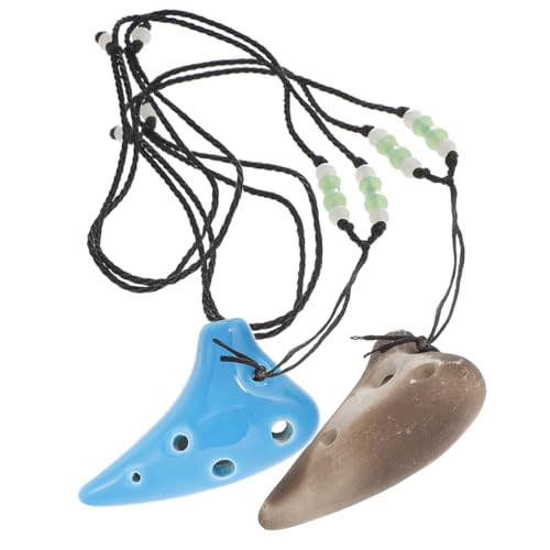 Toddmomy 6-hole Ocarina Set for Boys and Girls Beginner's Music Instrument Lightweight Carrying Case