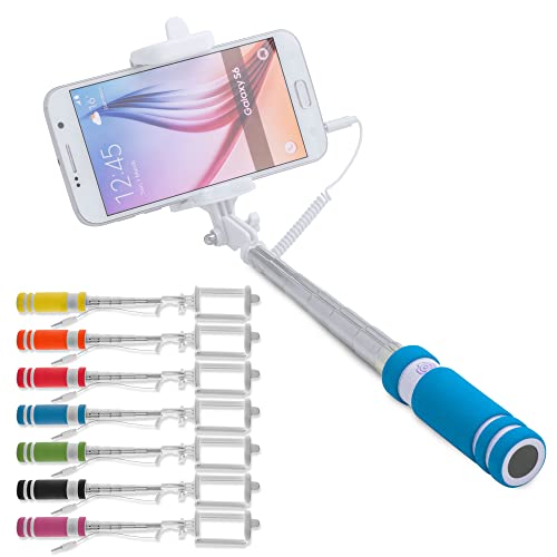 ANTEVIA - Perche à Selfie Universelle Design et Ultra compacte avec Bouton de Prise de Vue Jack |...