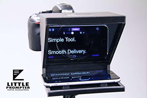 Little Prompter, The Original Compact Personal Teleprompter for Video Production. No Studio Required