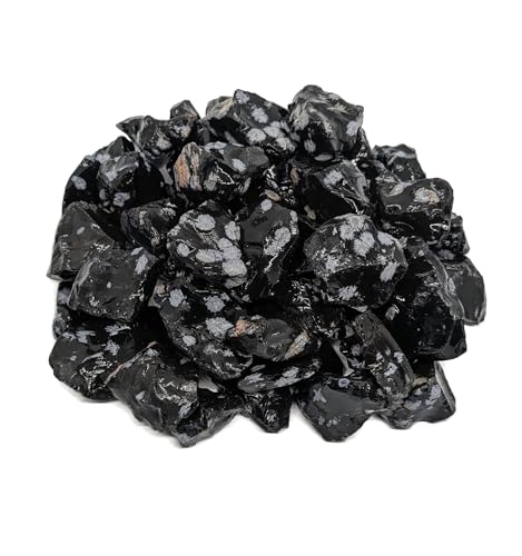 3 lbs Bulk Rough Snowflake Obsidian...