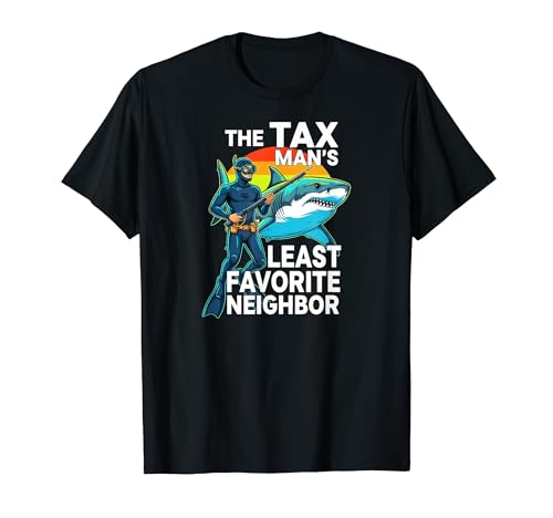 Funny Spearfishing The Tax Man Shark Diver T�V���c