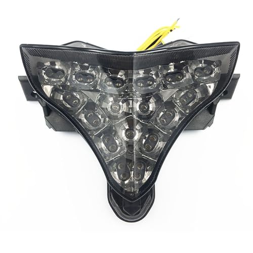 Luz trasera de motocicleta con freno e intermitentes para YZF R1 2009-2014 ahumada